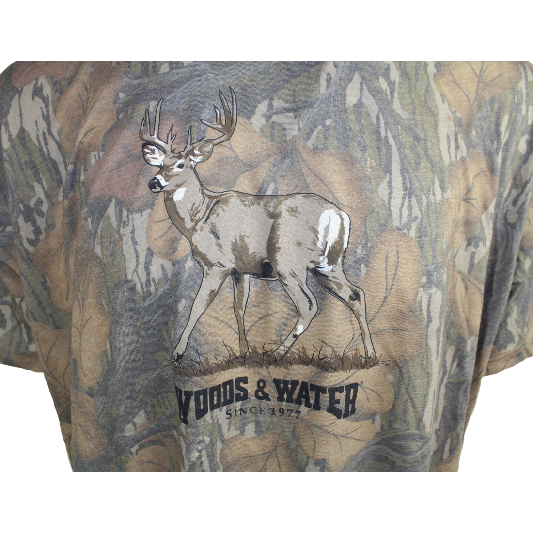 MO WASH OUT WW DEER FULL COLOR S/S TEE