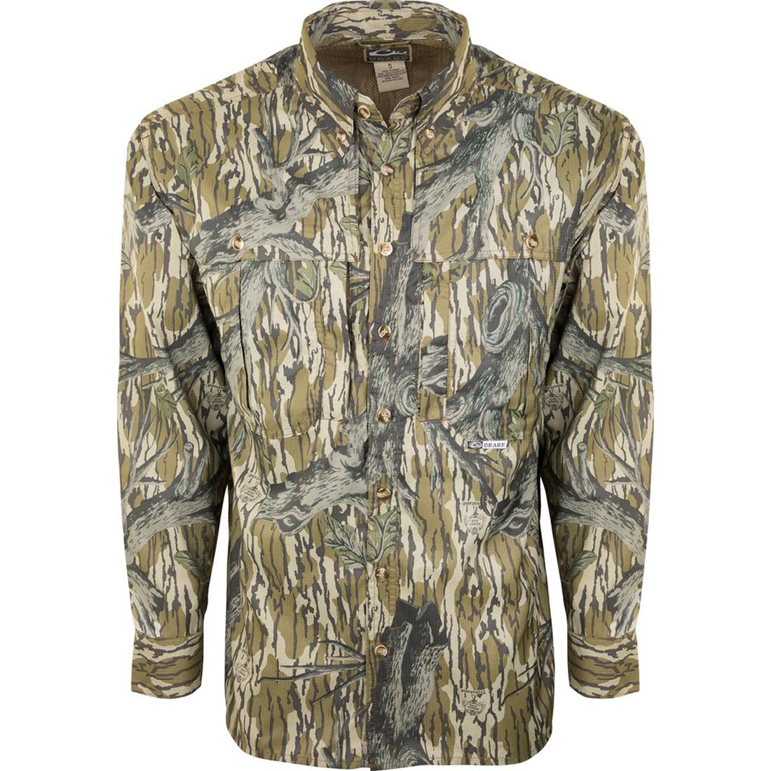 Drake Waterfowl EST CAMO FLYWEIGHT L/S WINGSHOOTER