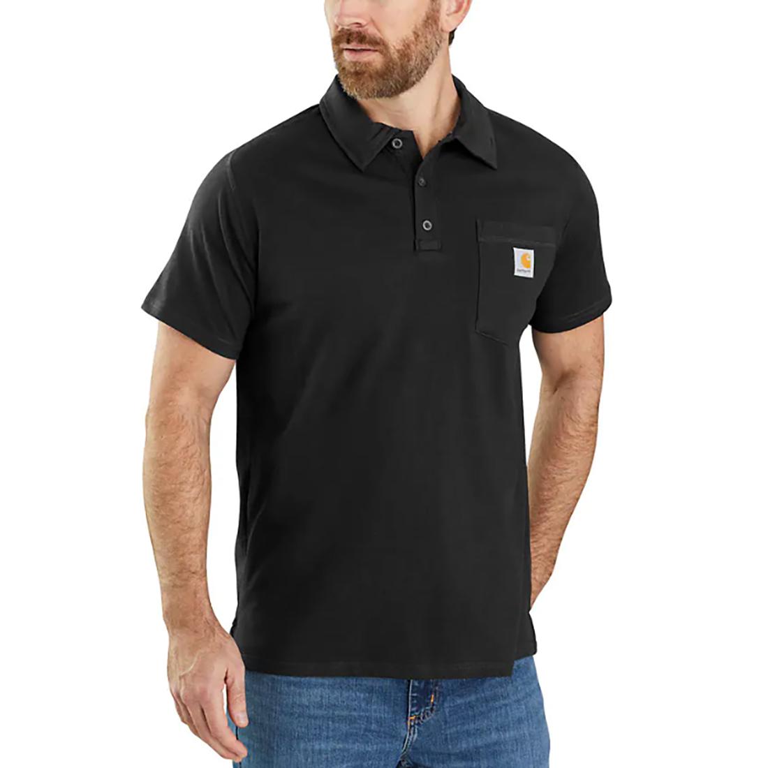 Carhartt MENS FORCE RELAXED FIT MW S/S PKT POLO