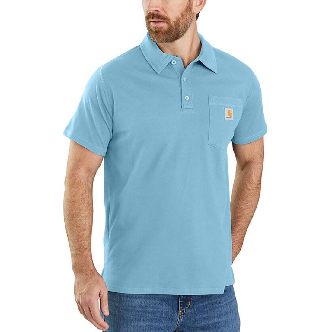 Carhartt MENS FORCE RELAXED FIT MW S/S PKT POLO