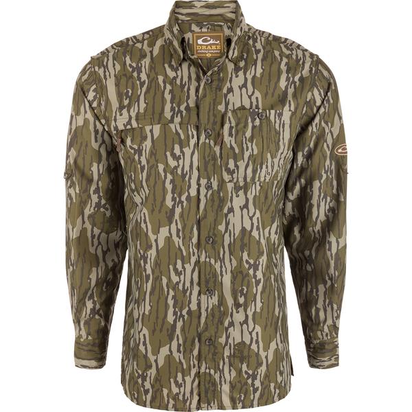 L/S 8-SHOT FLYWEIGHT SHIRT 024/ORGBOTTOMLAND