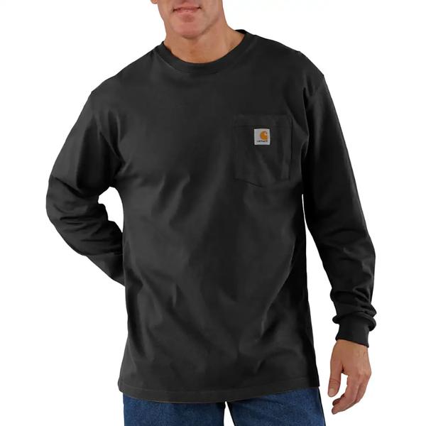 Workwear Long-Sleeve Pocket T-Shirt BLK/BLACK