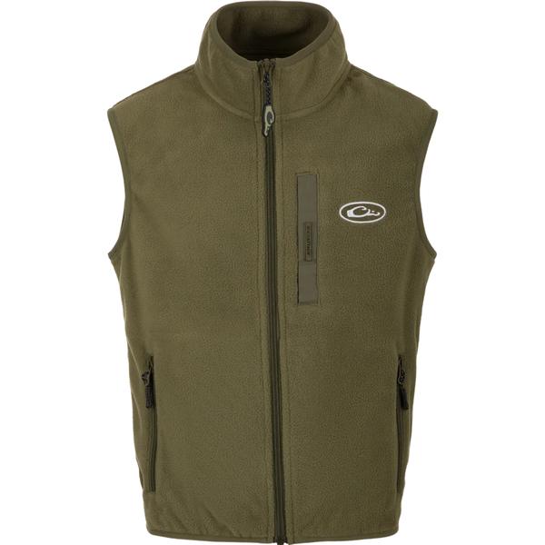 YOUTH CAMP FLEECE VEST KMO/KALAMATAOLIVE