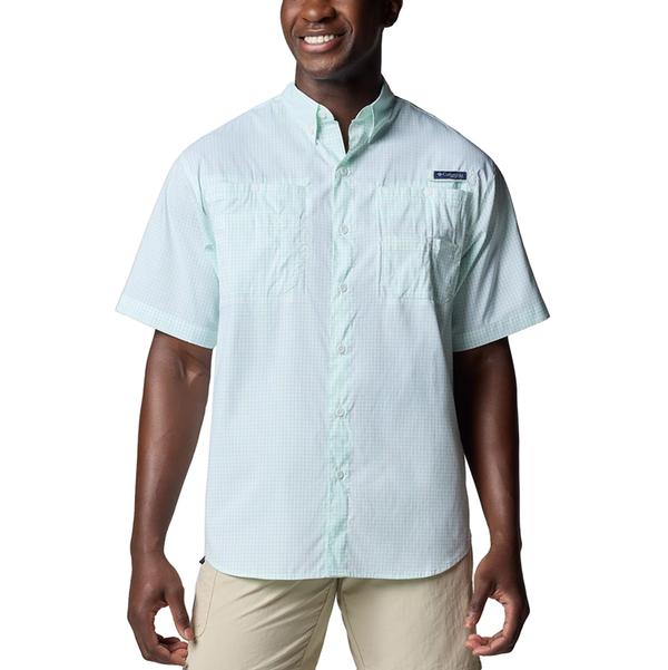 MEN'S SUPER TAMIAMI S/S SHIRT 343/GLAZEGREEN