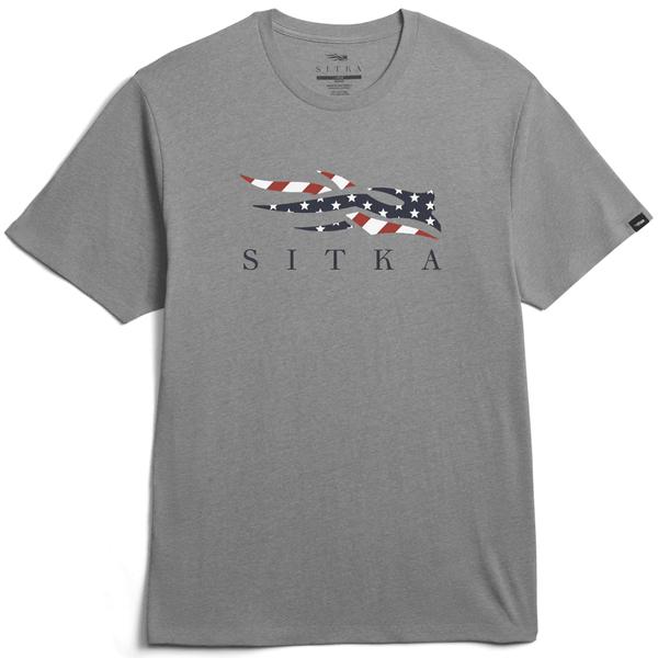 ICON FLAG TEE MGH/MEDGREYHEATHER