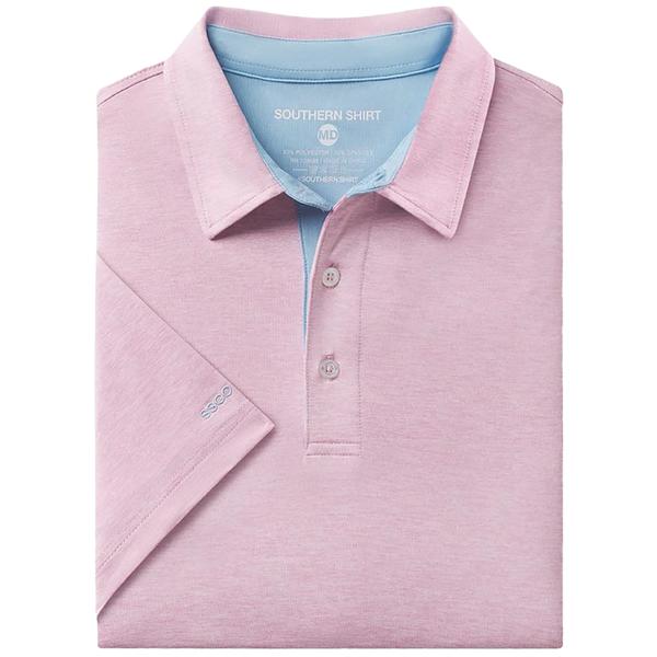 MEN'S GRAYTON HEATHER POLO 1327/MAUVEMIST