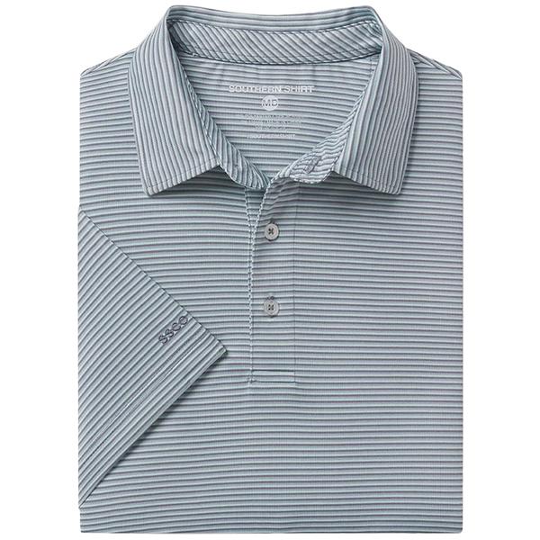 MEN'S LARGO STRIPE POLO 1583/TONALTEAL