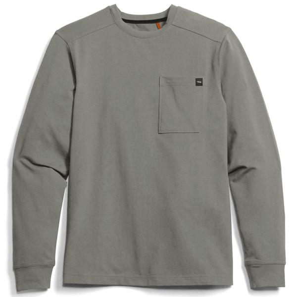 FOOTHILLS L/S CREW FIG/FIELDGREY