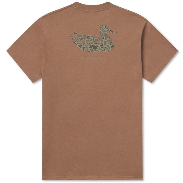 DUCK ORIGINALS CAMO S/S TEE WWN/WASHEDWALNUT