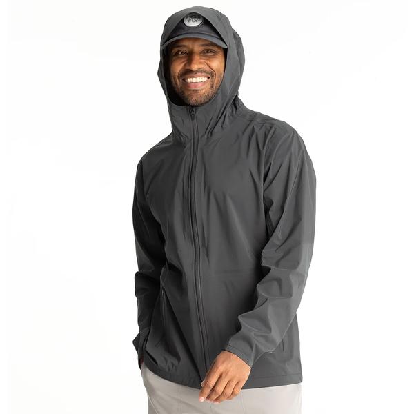 MEN`S CLOUDSHIELD RAIN JACKET 328/BLACKSAND