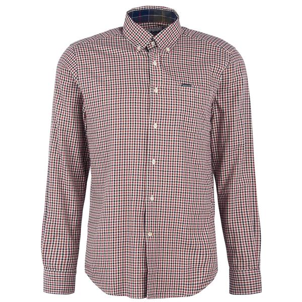 PADSHAW TAILORED GINGHAM SHIRT BE11/ECRU