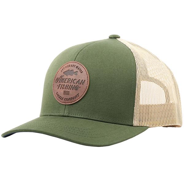 Lemonade Leather Trucker Hat OLIVE