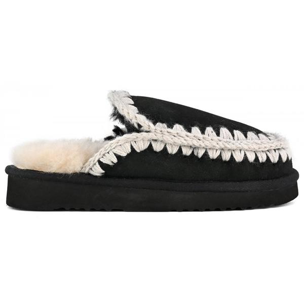 ESKIMO SLIPPER BLACKSUEDE