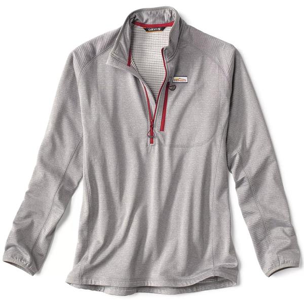 HORSESHOE HILLS 1/4 ZIP 71/HEATHERGREY