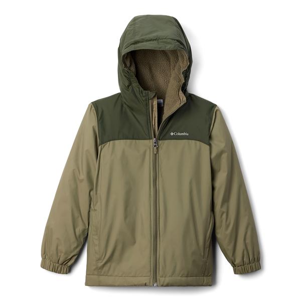 YOUTH GLENNAKER II SHERPA LINED JACKET 397/STONEGREEN