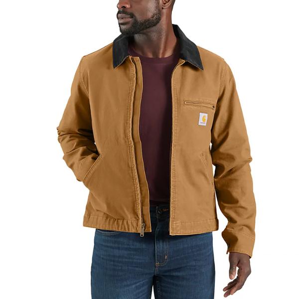 MEN'S Rugged Flex Relaxed Fit Duck Detroit Jacket BRN/CARHARTTBROWN