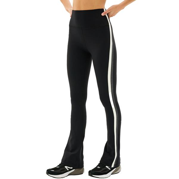 Raquel High Waist Flared Legging BLACK/WHITE/HGREY