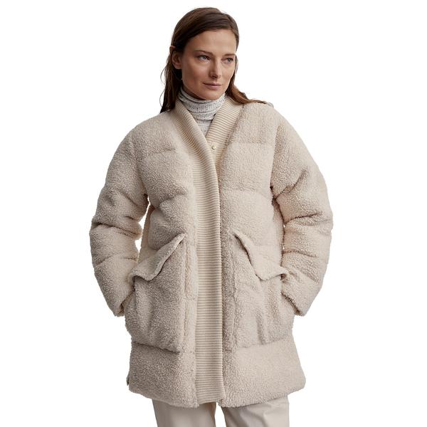 WYNN SHERPA PUFFER COAT SANDSHELL