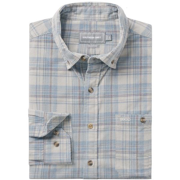 BRAXTON LIGHTWEIGHT CORD FLANNEL L/S 1493/SKYLINE