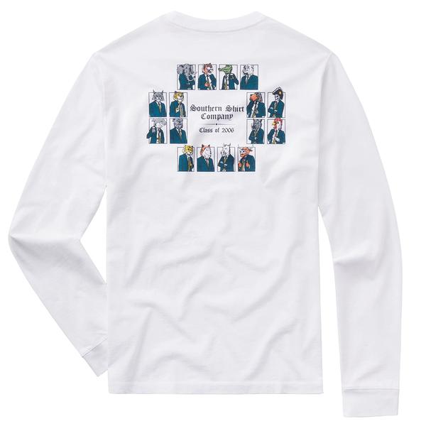 PLEDGE CLASS L/S TEE 1082/BRIGHTWHITE