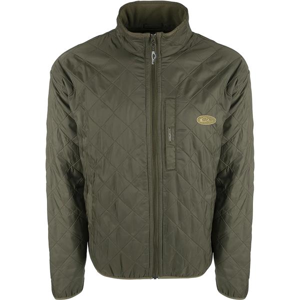 Delta Quilted Fleece Lined Jacket OLV/OLIVE