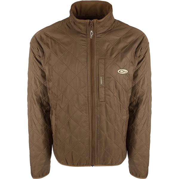 Delta Quilted Fleece Lined Jacket TOB/TOBACCO