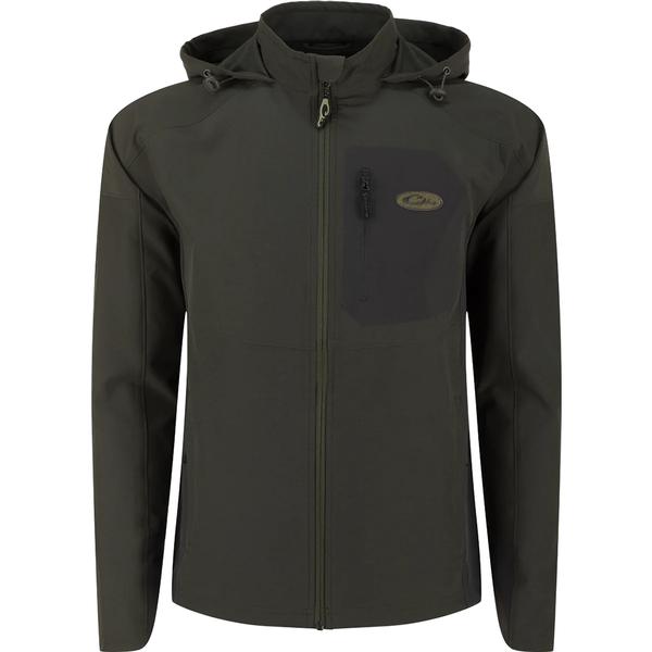 RAIN BRAKE LTWT SOLID SOFTSHELL JACKET