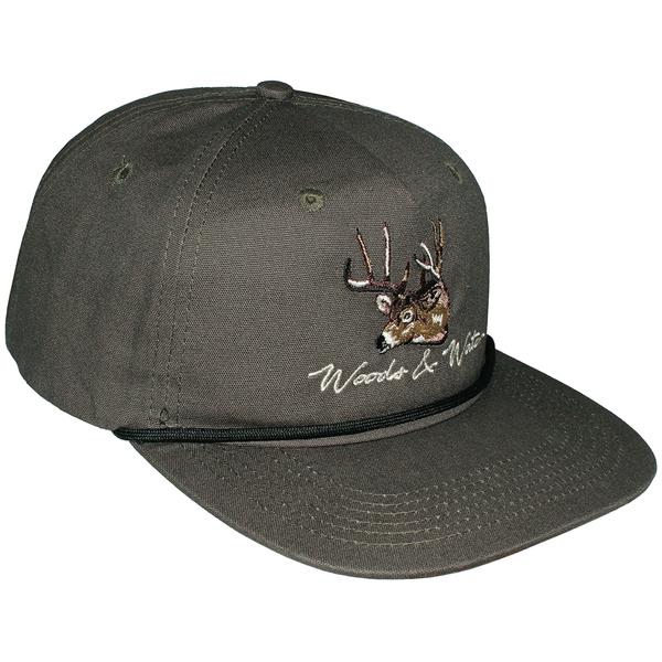 WHITETAIL WNW GOAT ROPE HAT GUNMETAL