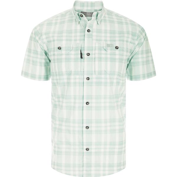 FRAT BD FADED PLAID S/S SHIRT BCG/BEACHGLASS