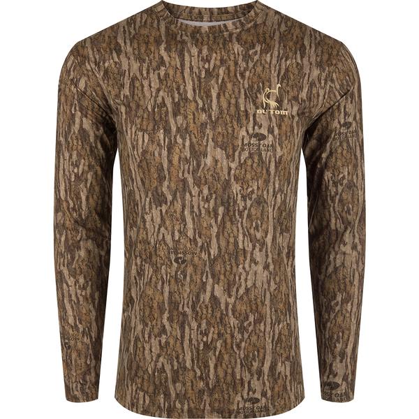 PERFORMANCE CREW CAMO PRINT L/S 006/BOTTOMLAND