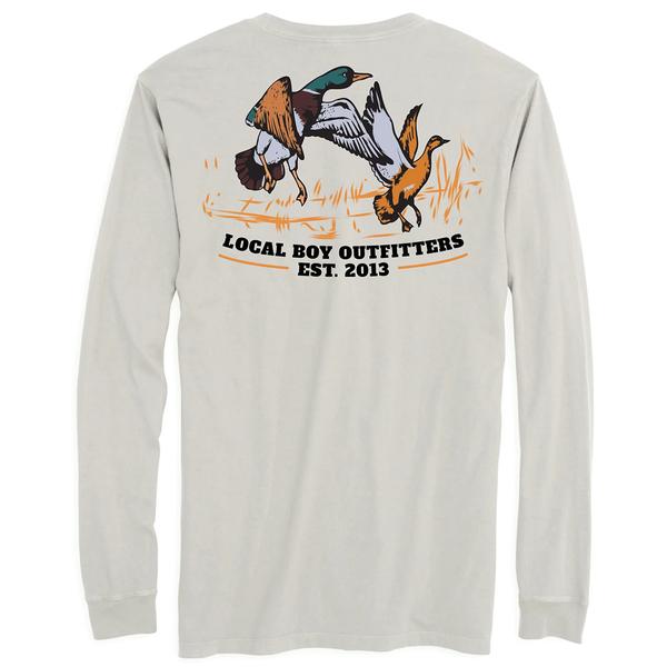 DAMON`S DUCKS L/S TEE SIL/SILVER