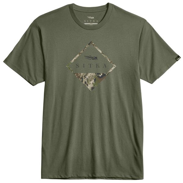 OPTIFADE BADGE TEE OLV/OLIVEGREEN