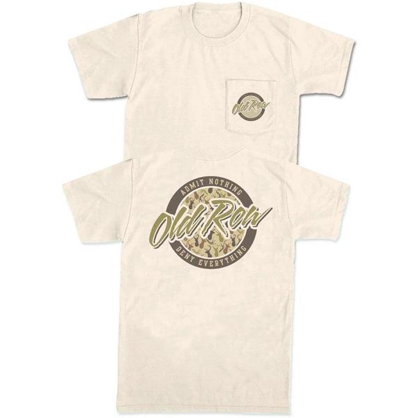 DEER CAMO CIRCLE LOGO POCKET TEE