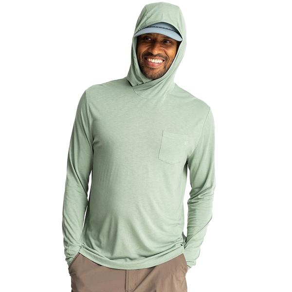 MEN`S BAMBOO LIGHTWEIGHT HOODY 527/PALMGREEN