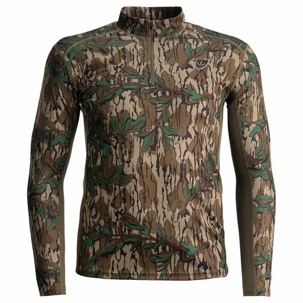 FINISHER TURKEY 1/4-ZIP PERFORMANCE TEE 287/GREENLEAF