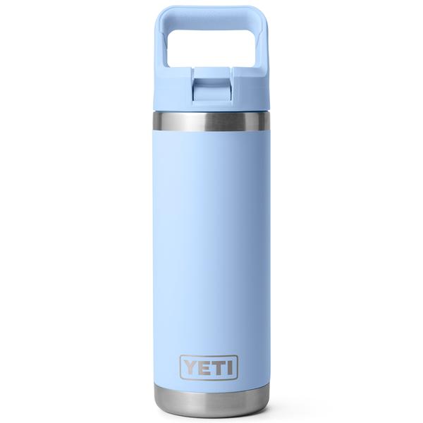 RAMBLER 18OZ C STRAW BOTTLE BIG SKY BLUE