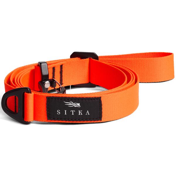 DOG LEASH BL/BLAZEORANGE