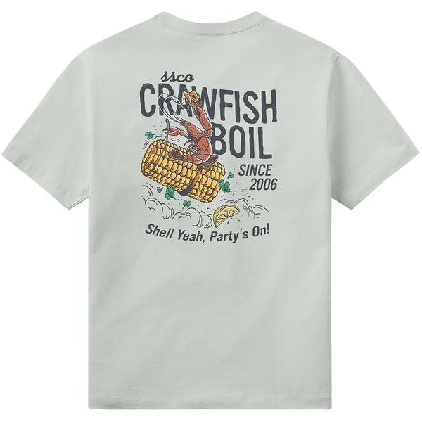 CRAWFISH BOIL S/S TEE 1008/COOLMINT