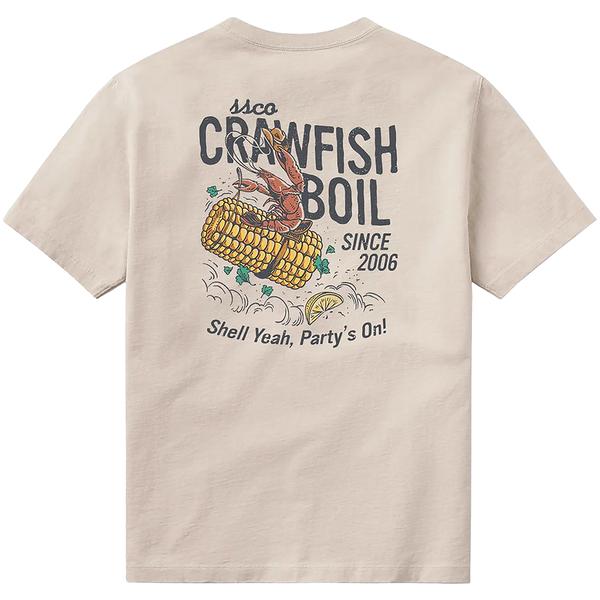 CRAWFISH BOIL S/S TEE 1236/TAUPE