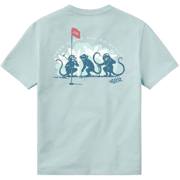 NO BOGEY S/S TEE 1349/AQUAMARINE