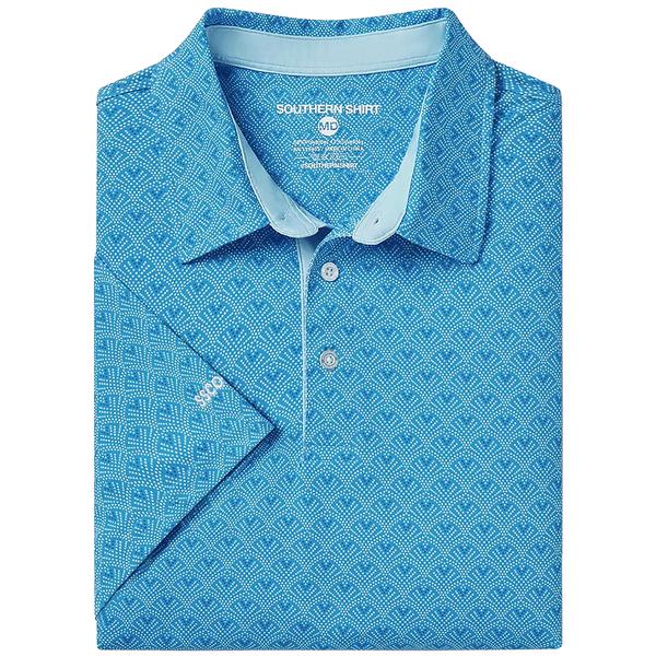 SAPPHIRE SPRING PRINTED POLO 1745/SAPPHIRESPRING