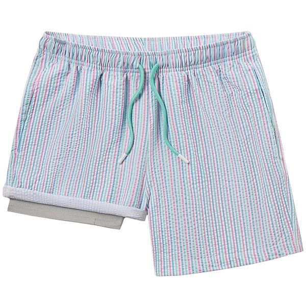 CLUBHOUSE SEERSUCKER SWIM SHORTS