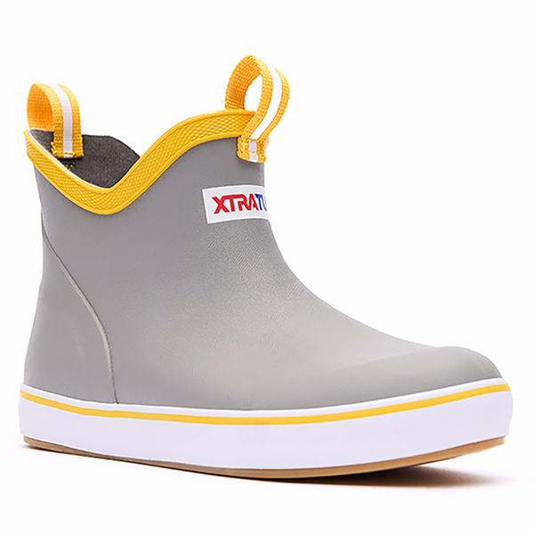 KIDS ANKLE DECK BOOT 107/GREY/YELLOW