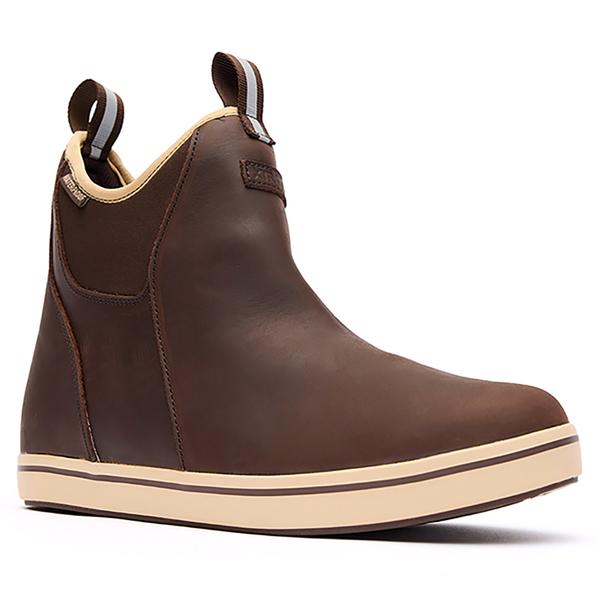 6`` LEATHER ANKLE DECK BOOT 900/BROWN