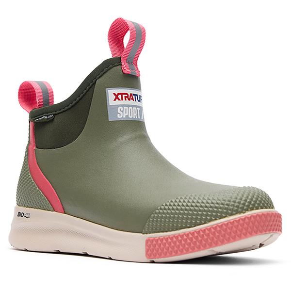 Women's 6 IN Ankle Deck Boot Sport 302/OLIVE