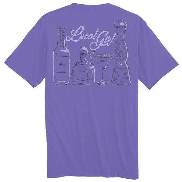 WOMEN`S TEQUILA TRIO S/S TEE VIOLET