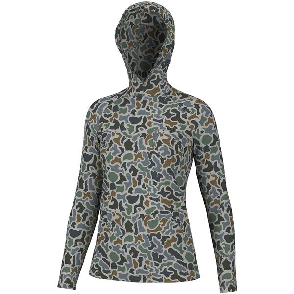 WOMEN`S LG HEATHER BLEND HOODIE